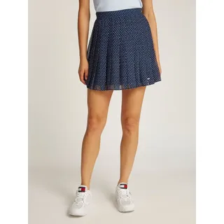 Tommy Jeans Plisseerock TJW MINI STAR AOP PLEATED SKIRT mit Allover-Muster blau L (40)