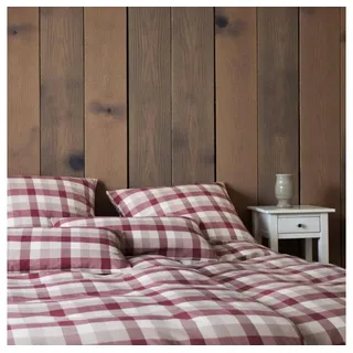 ELEGANTE Watson Flanell Rot 135 x 200 cm + 80 x 80 cm