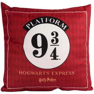 UNITED LABELS Harry Potter Kissen Express 9 3/4 30 x 30 cm Rot