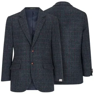 Walker & Hawkes - Herren Country-Blazer - Klassische Jacke - Harris-Tweed - Tartanmuster - 52