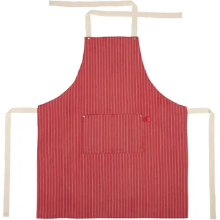 Stuco Schürze Design gestreift - rot