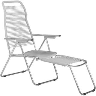Fiam Spaghetti Liegestuhl 60 x 186 x 110 cm weiß
