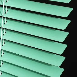 Aluminium Jalousien,25mm Lamellen Horizontale Jalousie Für Fenster,Jalousette Für Innen Außen,Grün,Verdunkelungs/Sonnenschutz Jalousetten,Sichtschutzvorhänge,Wasserdicht,W×H-100×190cm(39*75in)