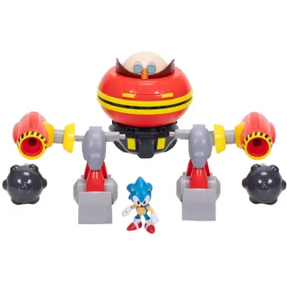 Jakks Pacific Sonic The Hedgehog Eggman-Roboter-Kampfset 23 cm
