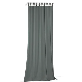 Vorhang WIRTH "Torbole", blau (petrol), B:132cm H:265cm, Baumwolle, Polyester, Gardinen, nach Maß