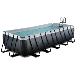 EXIT Swimming Pool rechteckig 540 x 250 x 122 cm schwarz
