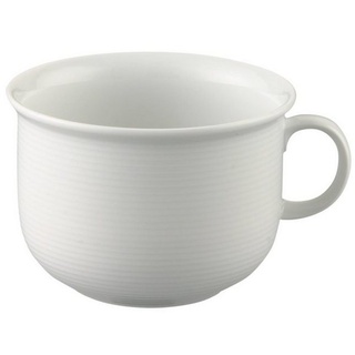 Thomas Porzellan Latte-Macchiato-Tasse Trend Weiß Frühstücks-Obertasse, Porzellan weiß
