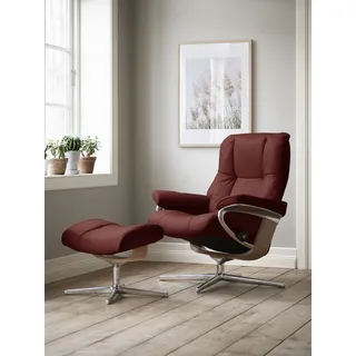 Stressless Mayfair mit Cross Base Microfaser 83 x 102 x 74 cm red dinamica