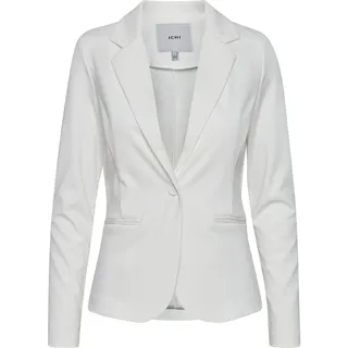 ICHI IHKATE BL Damen Blazer Kurzblazer Jacke Ein-Knopf-Blazer mit Stretch und Reverskragen, Größe:XS, Farbe:Cloud Dancer (10111)
