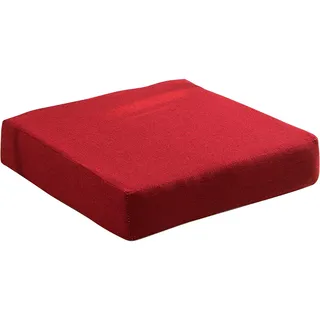 Ashleyzj Sitzkissen Stuhl Sitzerhöhung Sitzkissen Bank SitzerhöHung Erwachsene Sitzpolster Bodenkissen Sitzerhöhung Sitzkissen Stuhlkissen Bodenkissen 40 x 40 x 5 cm, Waschbar, grau (Red, One Size)