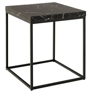 Actona Group Couchtisch Barossa Schwarz 40 x 40 cm