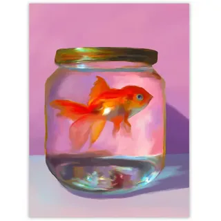 Paper Collective - Fish Poster, 30 x 40 cm