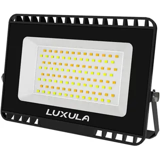 LUXULA LED Außenstrahler 50 W 5000 lm IP65 spritzwassergeschützt schwarz