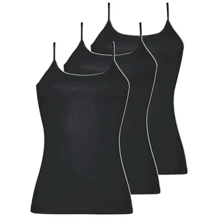 NINA VON C. Achseltop 3er Pack Schwarz 38