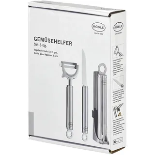 Rösle Gemüsehelfer-Set 3-teilig Edelstahl 18/10 Silber