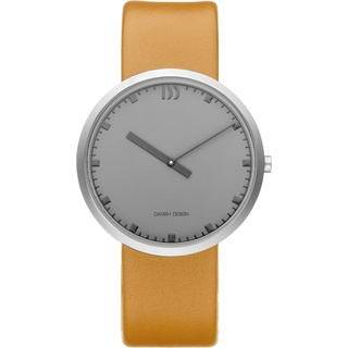 Danish Design Herren Analog Quarz Uhr mit Leder Armband IQ29Q1212