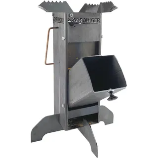 Rocket Stove Mini Raketenofen Campingkocher Holzofen - aus 3 mm Stahlblech
