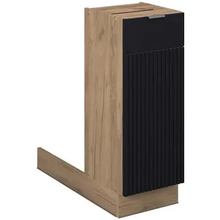 Vicco Kochinsel Fame-Line 30 x 30 x 82 cm Schwarz
