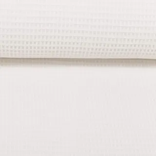 Waffelpique-Waffeldstoff-0,5m-Nelson-von-Swafing-350g-lfm-Öko-Tex-Meterware (Weiß)