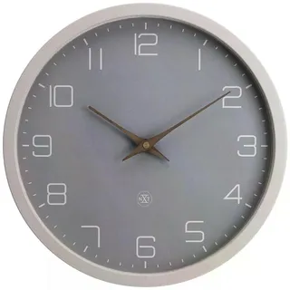 Nextime, Wanduhr, Wanduhr Eco Ø 30 cm, Beige, Form: Rund (30 cm)