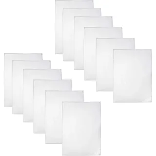 Casa Colori Geschirrtücher - Küchentücher - 100% Baumwolle 12er Set | 50 x 70 cm - Weiß | Trockentuch | Gastronomiebedarf | Serviertuch