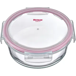 Westmark Frischhaltedose rund rot 7 cm 0,65 l