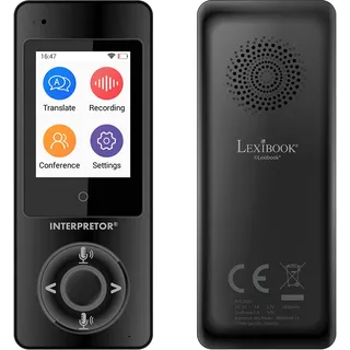 Lexibook, Interpretor Sprach-Übersetzer, NTL2000 | 75 Sprachen, Touchscreen, Bluetooth, WLAN, Gruppen-Chat-Modus