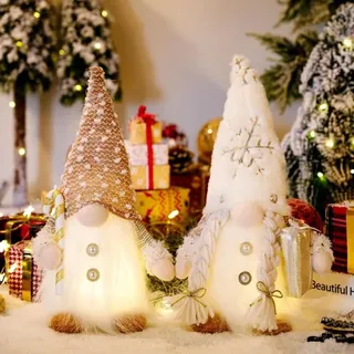 Stück Plüsch-weihnachtswichtel, Led-weihnachtswichtel, Weihnachtszwerg-dekoration, Leuchtender Weihnachtswichtel, Weihnachtselfen-weihnachtswichtel-dekoration, Einzigartige Kreative Handwerkskunst, We