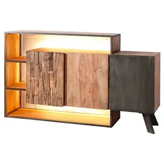 WOLFMÖBEL Sideboard City 7529 Braun Akazie