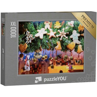 puzzleYOU Puzzle Lebkuchen auf dem Weihnachtsmarkt, Berlin, 1000 Puzzleteile, puzzleYOU-Kollektionen Weihnachten