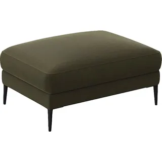 FLEXLUX Pouf Belle Polsterhocker, Sitzhocker, Skandinavisches Design, In hochwertiger Verarbeitung grün