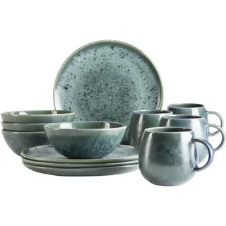 Mäser Carellia Frühstücksset 12-tlg. blau