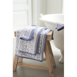 PiP Studio Handtuch »Pip TILE LE PIP Waschhandschuh Gästetuch Handtuch Duschtuch, blue«, Baumwolle (1-St), rechteckig blau 22 cm x 16 cm