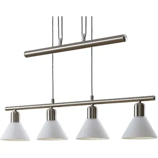LINDBY Delira 4-flg. 75 cm grau/weiß