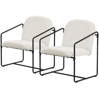 ML-Design Relaxsessel 2er Set Polyester 0 x 0 x 0 cm Beige