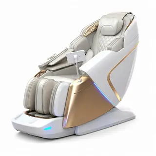 YIJIE Massagesessel YIJIE L50S 4D Massagesessel Zero Gravity Vollkörper Shiatsu mit Wärme weiß