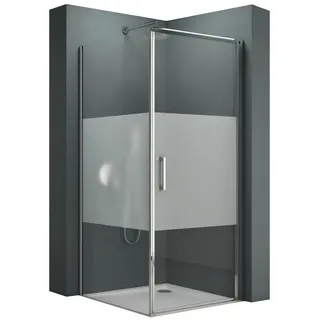 mai & mai Rav36-Plus Eckdusche mit Pendeltür 80 x 80 cm transparent ESG-Sicherheitsglas