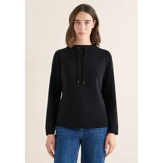Cecil Langarmshirt Sweatshirt Schwarz 38