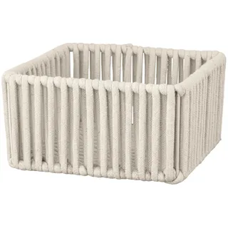 Schöner Wohnen Badkorb Zovo M Aufbewahrung Baumwolle 20 x 20 x 10 cm beige
