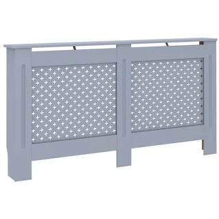 vidaXL Heizkörperverkleidung Anthrazit 152x19x81,5 cm MDF