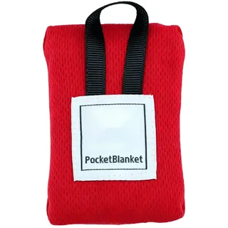TISCH Mini Outdoor Picknickdecke 70x110cm Rot – Ultraleicht, Tragbar & Wasserdicht Stranddecke für Camping, Wandern, Reise Zubehör & Geschenk