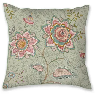 PiP Studio Dekokissen Mumbai Morning Kissen grün 53x53cm (1 Stück) grün