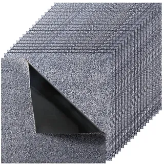 Vevor Teppichfliesen Teppichboden 457,2 x 457,2 cm Grau