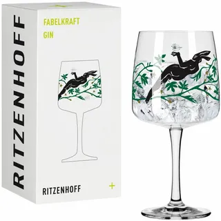 Ritzenhoff Gin-Becher Fabelkraft Gin 002, Gin Glas, Karin Rytter, Kristallglas, 700 ml, 3458002