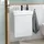 Waschbeckenunterschrank Anschlag links 41 x 55 cm White Matt