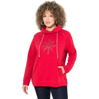 Ulla Popken Damen Sweatshirt | Große Größen, Plus Size, Sweatshirt, Eisstern - 46-48