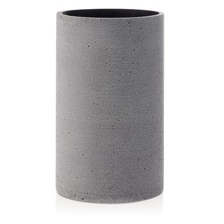 Blomus Vase 65625 Coluna Beton, Polyresin, grau, Tischvase, rund, Höhe 20 cm