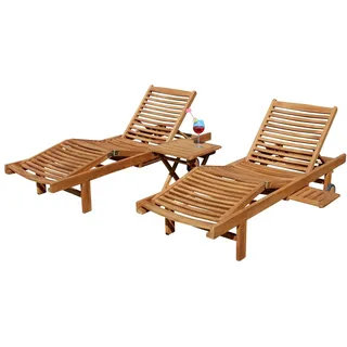 ALEOS. Cozy Sonnenliege 45 x 45 x 0 cm Holz