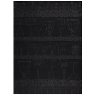 Le Jacquard Français 27079 Gläsertuch Cristal Onyx 60x80 cm Leinen