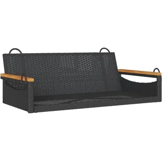 vidaXL Hängebank 109 x 62 x 40 cm Schwarz